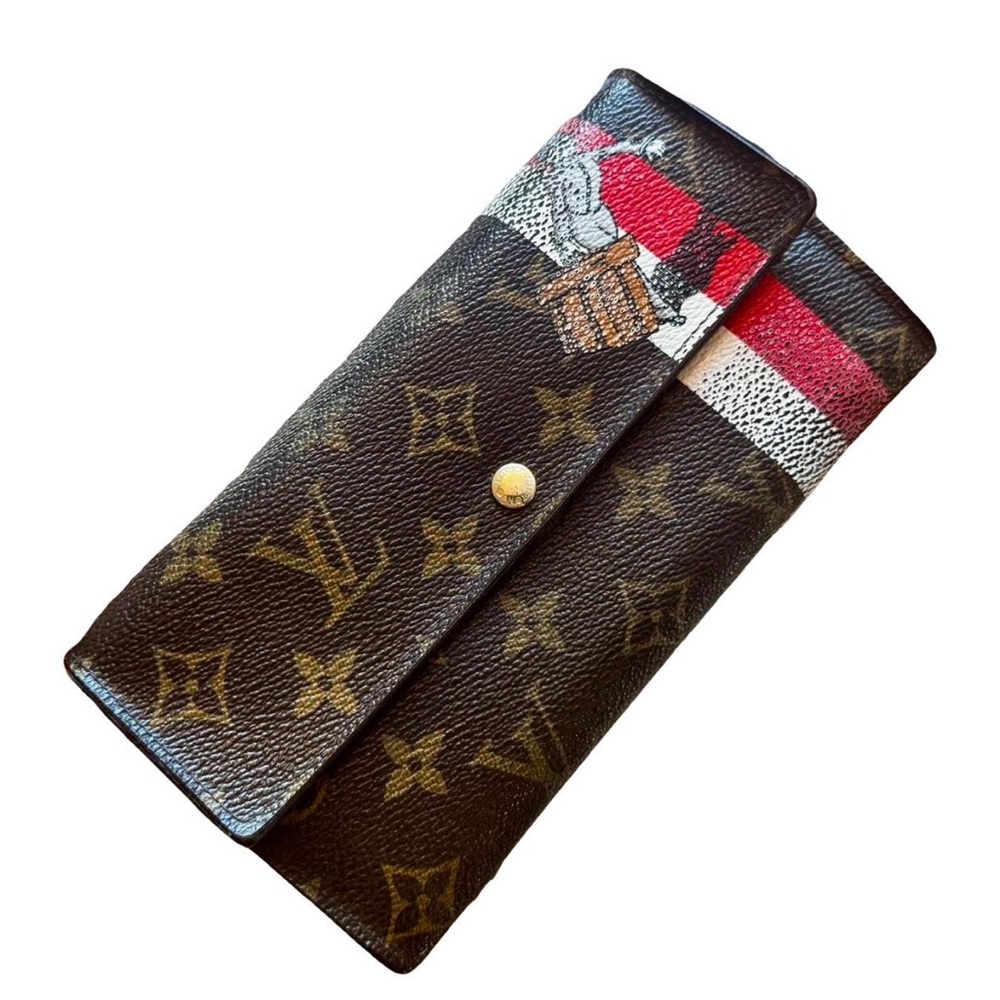 🎉RARE Louis Vuitton Limited Wallet Portefeuille Sarah Bellboy Animation🎉